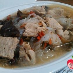 酸湯肉片貢丸的做法[图]