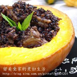 糯香排骨焗南瓜的做法[图]