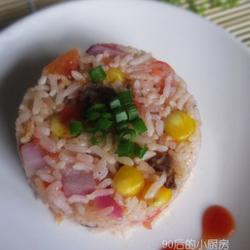 番茄牛肉炒饭的做法[图]