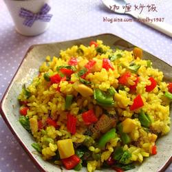 杏鲍菇咖喱炒饭的做法[图]