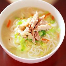 鸡腿肉乌冬汤面的做法[图]