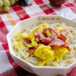 培根鸡蛋面的做法[图]