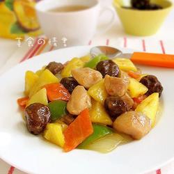菠萝话梅鸡块的做法[图]