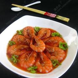 冰花酸梅番茄虾的做法[图]