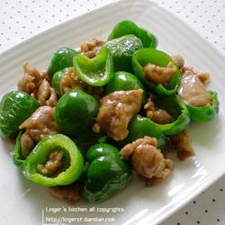 番茄椒炒肉片的做法[图]
