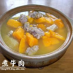 南瓜老鸭煲的做法[图]