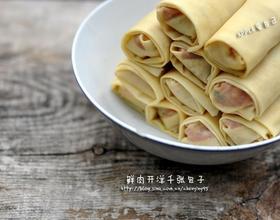 鲜肉开洋千张包子