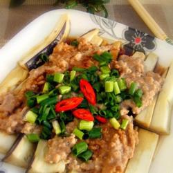 肉末蒸茄子的做法[图]