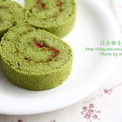 抹茶椰香戚风卷的做法[图]