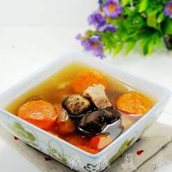 胡萝卜香菇瘦肉汤的做法[图]