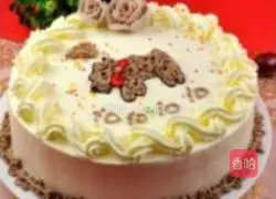 可爱小狗蛋糕的做法图解9