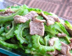 苦瓜炒肉片[图]