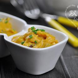 炒素蟹黄的做法[图]