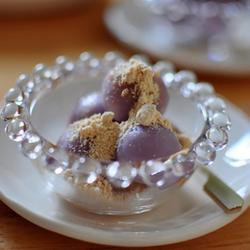 紫薯葛粉圆子的做法[图]