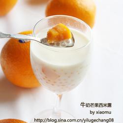 牛奶芒果西米露的做法[图]