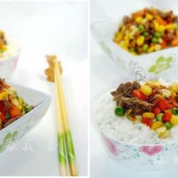 五彩牛肉粒的做法[图]
