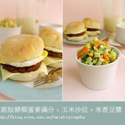 中式家庭版猪柳蛋堡的做法[图]