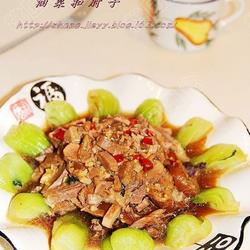 油菜扣肘子的做法[图]