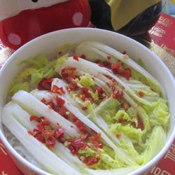 鸡汁剁椒粉丝娃娃菜的做法[图]