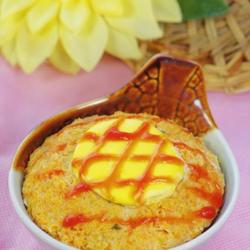 鲜蛋黄蒸肉饼的做法[图]