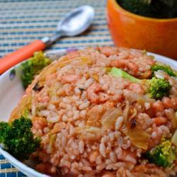虾仁泡菜西兰花炒饭的做法[图]
