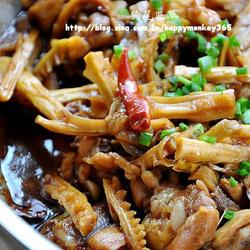 干锅笋丝鸡的做法[图]