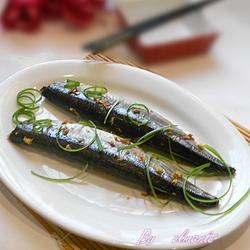 蒜烤秋刀鱼的做法[图]