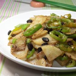 豆豉尖椒土豆片的做法[图]
