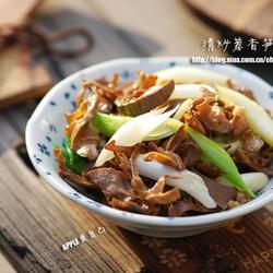 清炒葱香笋片的做法[图]