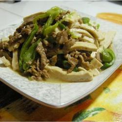 青椒肉丝白干的做法[图]