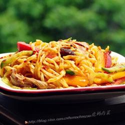 鸭肉凉面的做法[图]