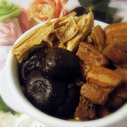 枝竹香菇红烧肉的做法[图]