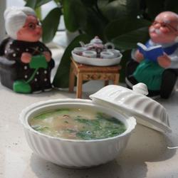 菠菜猪肝粥的做法[图]