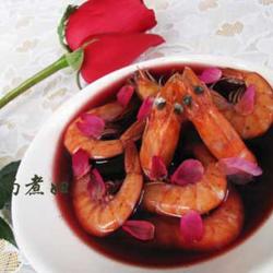 玫瑰红酒虾的做法[图]