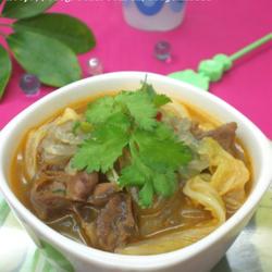 羊肉白菜粉条煲的做法[图]