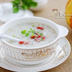枸杞鸡肾双麦粥的做法[图]