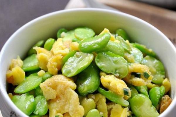 蚕豆炒蛋的精选做法