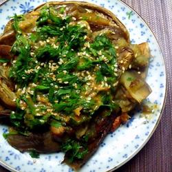 芝麻酱拌烤茄的做法[图]