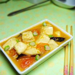 西红柿烧豆腐的做法[图]