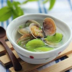 丝瓜花蛤汤的做法[图]