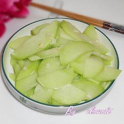 蒜茸佛手瓜的做法[图]