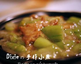 丝瓜炒肉片[图]