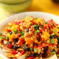 双色剁椒蒸香干的做法[图]