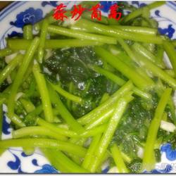 蒜炒茼蒿的做法[图]
