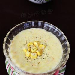 牛奶玉米浓汤的做法[图]