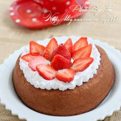 心形巧克力草莓蛋糕的做法[图]