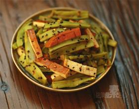 贡菜拌香干[图]
