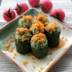 豆香咸蛋黄瓜盏的做法[图]