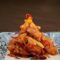 甜辣滑鸡球的做法[图]