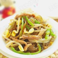 黄豆芽炒粉条的做法[图]